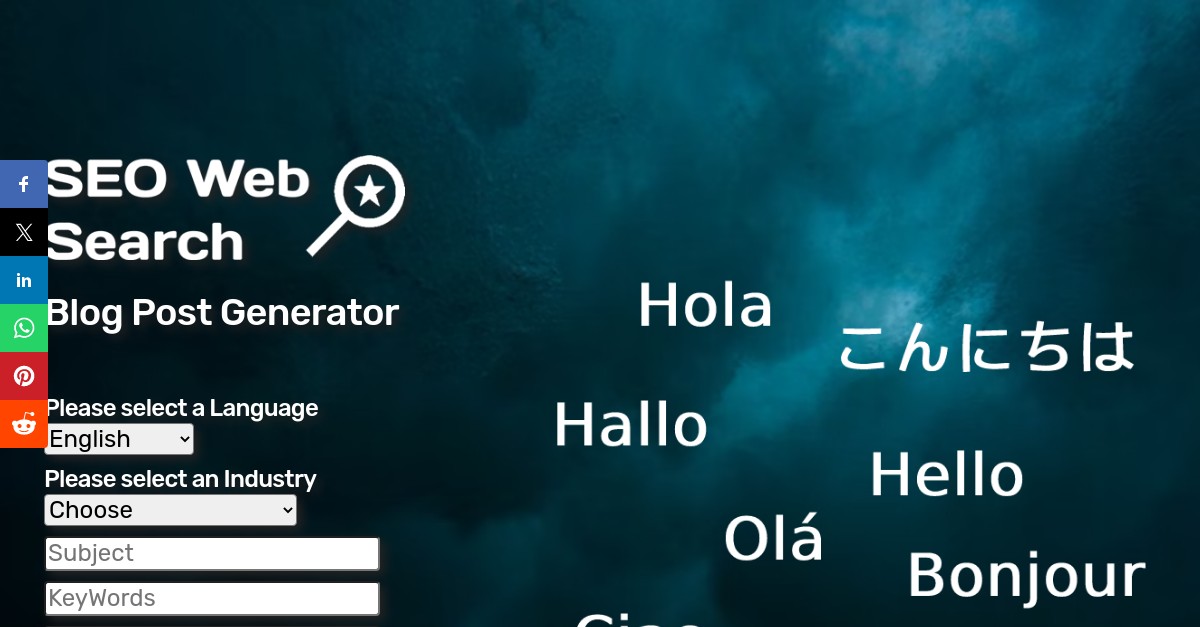Blog Post Generator